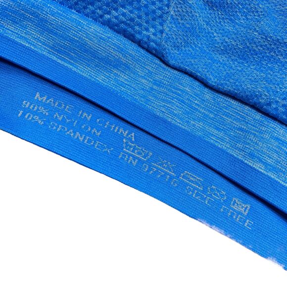 Kali and Win Womens Sports Bra Seamless Racerback Light Support Blue Med Large - Picture 11 of 11